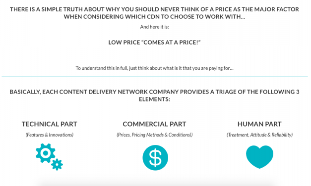Why Price should never be the sole factor of choosing CDN and what should?