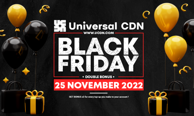 Universal CDN Black Friday<br>TOP-UP BONUS x2