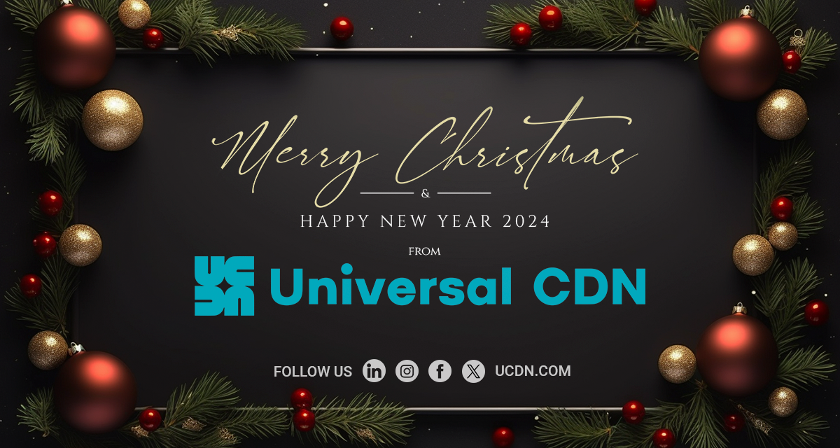 UCDN wishes you a Joyous Holiday Season and a Prosperous New Year